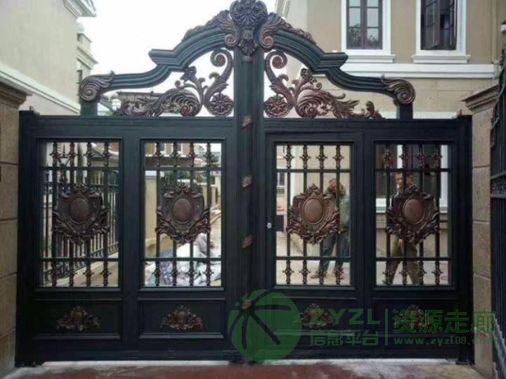 庭院别墅大门张家口怀来县铝合金围墙护栏厂家