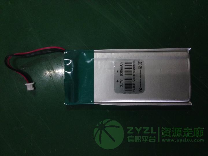 聚合物锂电池3.7V/830mAh