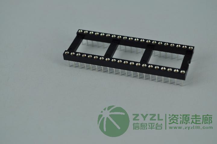 圆孔IC插座连接器 H=3.00 L=7.43mm