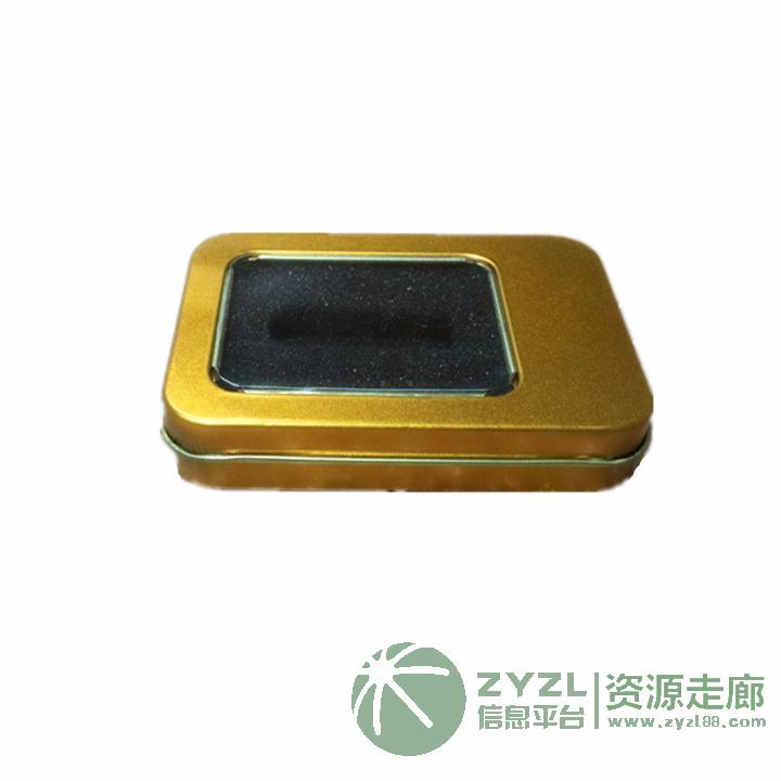 供应优质马口铁盒 陀螺铁盒 U盘盒88*60*18mm土豪金