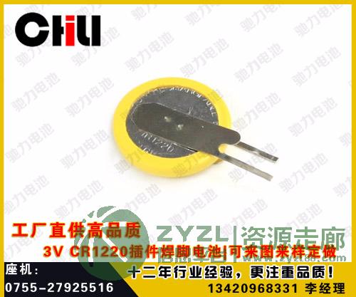供应 CR2032带焊脚纽扣电池 提供加工纽扣电池优质厂家