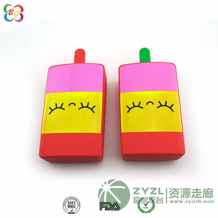 全网热卖东莞博高休闲硅胶钱包,冰棒造型硅胶零钱包有现模