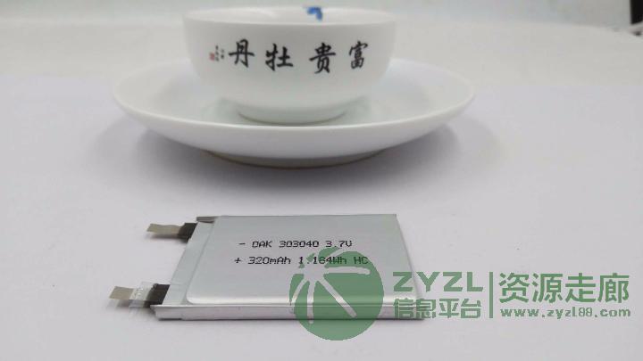聚合物电池303040-320mAh-3.7V