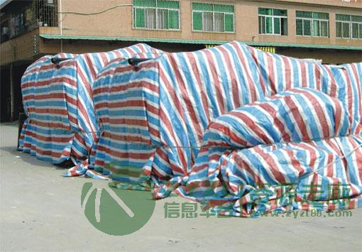 西安彩条布_PE三色彩条布价格_双模彩条布批发