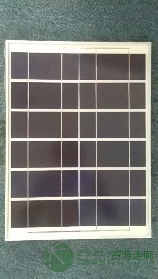 厂家直销支持定制单晶6V18W玻璃层压光伏太阳能电池板