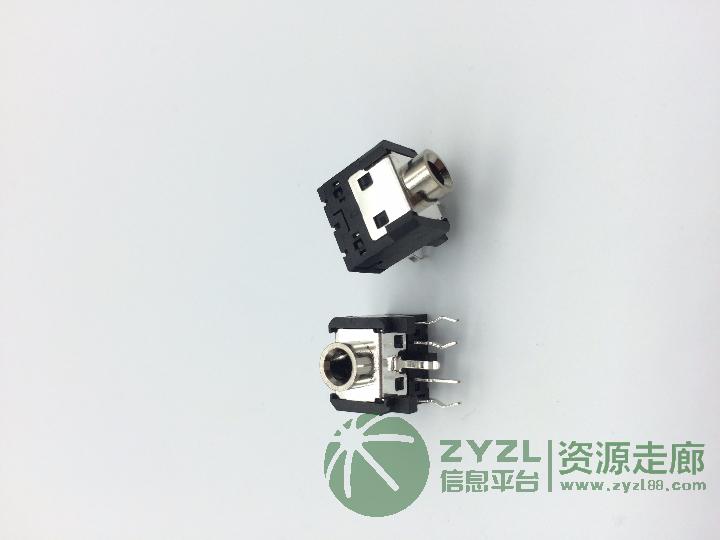 耳机插座PJ-306铜头音频插座