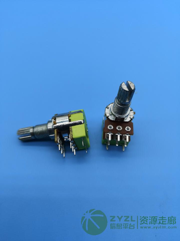 电位器 双联带开关B50K/短钉无档  电位器