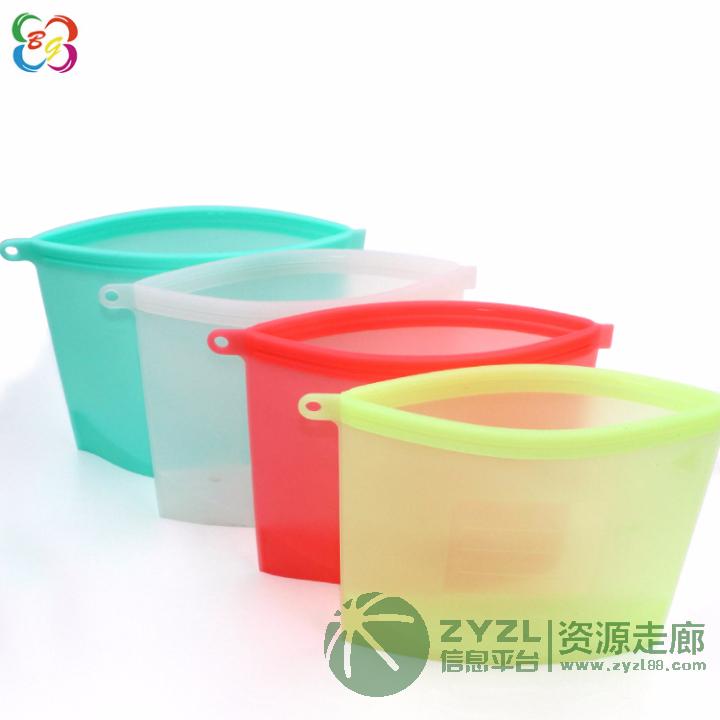 供应耐高温防漏保鲜袋,食品级硅胶保鲜袋 来图来样定制 保质保
