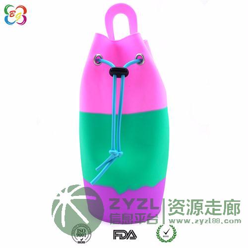 供应圆筒小背包-背包形抽绳束口笔袋 大容量