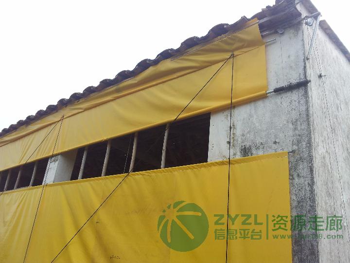 PVC涂塑布 防雨刀刮布批发加工猪场卷帘