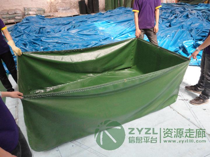 定做防水布鱼池_帆布鱼池生产厂_通拓硅布批发