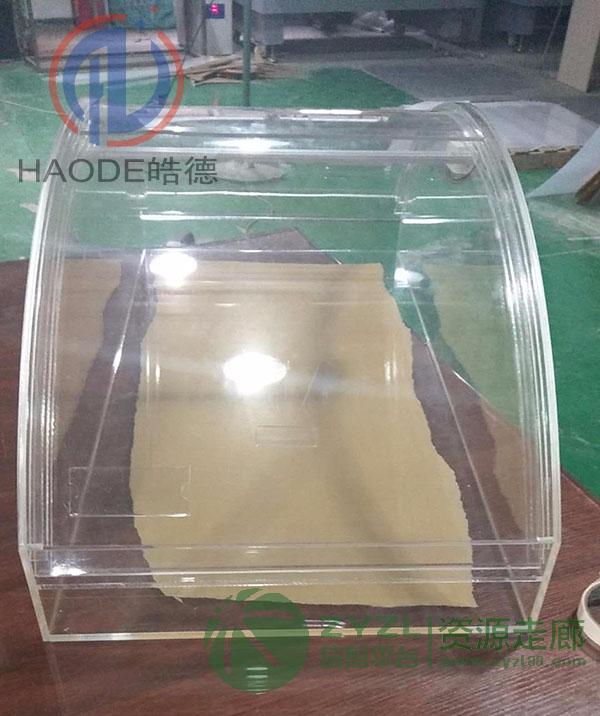 定做超市滑盖亚克力食品盒亚克力点心箱透明亚克力罩子透明罩食物