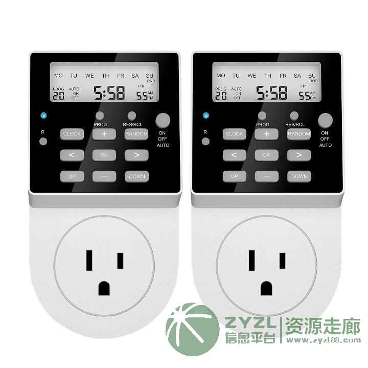 美规小屏幕定时器 定时插座 厨房 定时开关插座 电子计时器